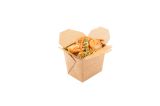 8 oz Square Kraft Paper Noodle Take Out Container