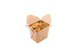 16 oz Square Kraft Paper Noodle Take Out Container