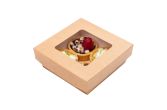 13 oz Square Kraft Paper Small Take Out Container