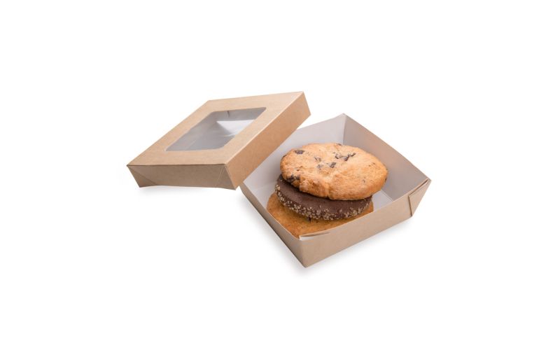 34 oz Square Kraft Paper Large Take Out Container