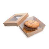 34 oz Square Kraft Paper Large Take Out Container