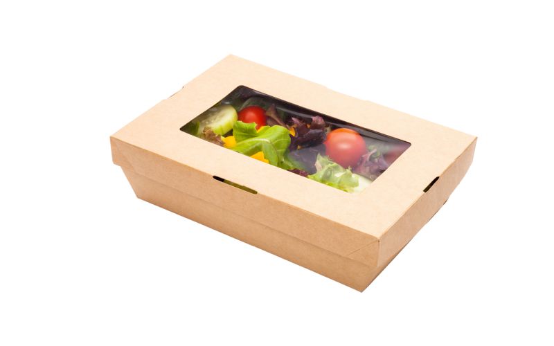 28 oz Rectangle Kraft Paper Small Take Out Container