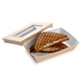 34 oz Rectangle Kraft Paper Large Take Out Container