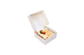 11 oz Square White Paper Small Take Out Container