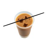 Restpresso Black Plastic Coffee Stirrer - 7in