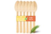 Natural Palm Leaf Spoon - 7in