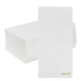 Rectangle White Paper Linen-Feel Guest Towel - Air Laid