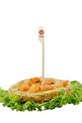 Bamboo Paddle Skewer/Food Marker, Vegan - 4in