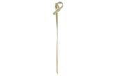 Natural Bamboo Twisted Knot Pick - 4in x.5in