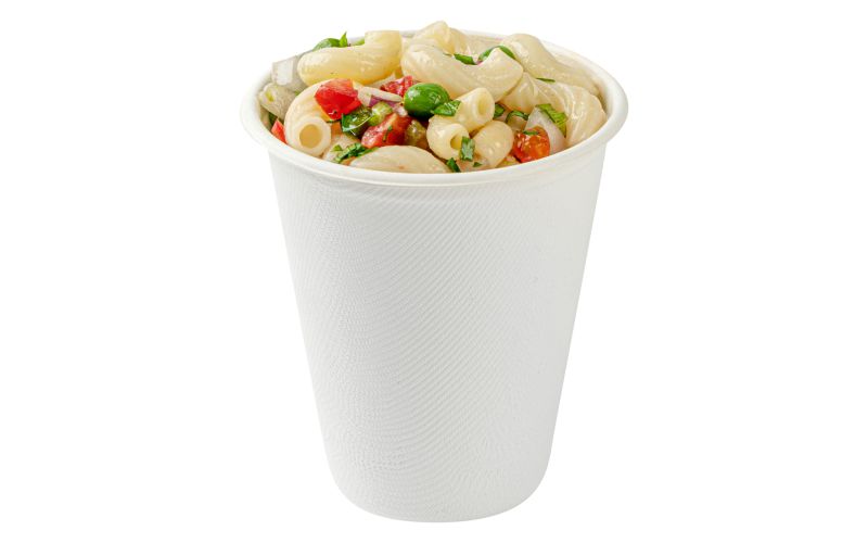 8 oz White Sugarcane Cup