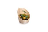 4 oz Round Natural Wood Mini Incline Cup