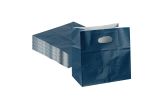 Rectangle Midnight Blue Paper Take Out Bag with Handles