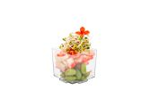 3 oz Square Clear Plastic Quadrato Cup