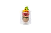 2 oz Round Clear Plastic Double Walled Cup