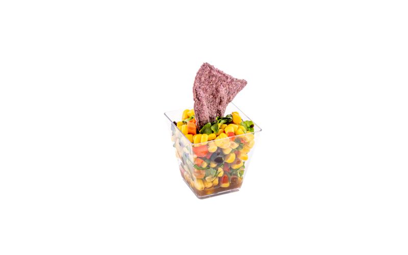 5 oz Square Clear Plastic Medium Kova Cup