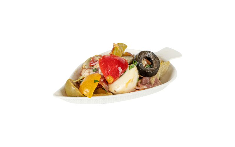 White Sugarcane Leaf Tasting Dish
