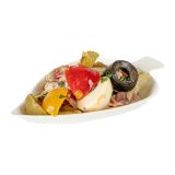 White Sugarcane Leaf Tasting Dish