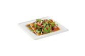 Square White Sugarcane Medium Plate