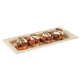 Rectangle Natural Sugarcane Plate