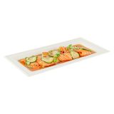 Rectangle White Sugarcane Plate