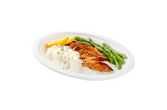 Oval White Sugarcane Medium Plate