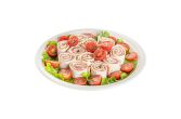 Round White Sugarcane Medium Plate