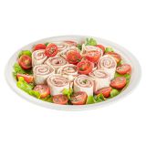 Round White Sugarcane Medium Plate
