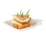 Square White Sugarcane Small Plate