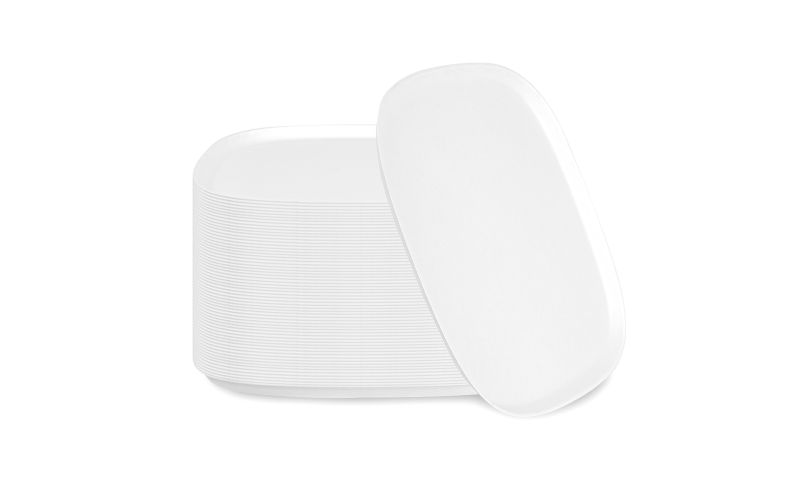 White Sugarcane Plate
