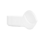 White Sugarcane Tray - 2 Compartments - 18.5in x 11.25in