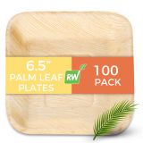 Square Natural Palm Leaf Plate