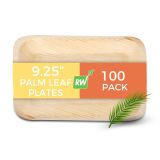 Rectangle Natural Palm Leaf Plate