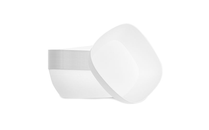 190 oz White Sugarcane Bowl