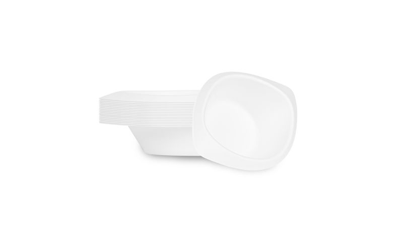 12 oz Oval White Sugarcane Bowl