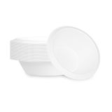7 oz Oval White Sugarcane Bowl