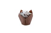 4 oz Brown Paper Tulip Baking Cup