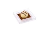 Square Clear Plastic Mini Cubic Plate - 2.5in x 2.5in