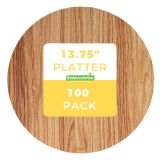 Round Natural Cardboard Cheese Board - 13.75in x 13.75in