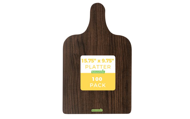 Dark Cardboard Cheese Board - 15.75in x 9.75in