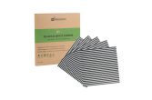 Black & White Stripe Paper Bakery Wrap & Basket Liner