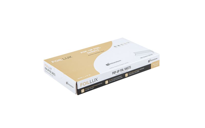 Foodservice Black Aluminum Foil Pop-Up Sheet