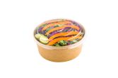 Take Out Container Round Clear Plastic Lid - Fits 25 oz