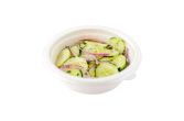 Round Clear Plastic Flat Lid - Fits 18 oz Salad Bowl