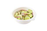 Round Clear Plastic Flat Lid - Fits 18 oz Salad Bowl