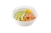 Round Clear Plastic Dome Lid - Fits 32 oz Salad Bowl