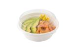 Round Clear Plastic Dome Lid - Fits 32 oz Salad Bowl