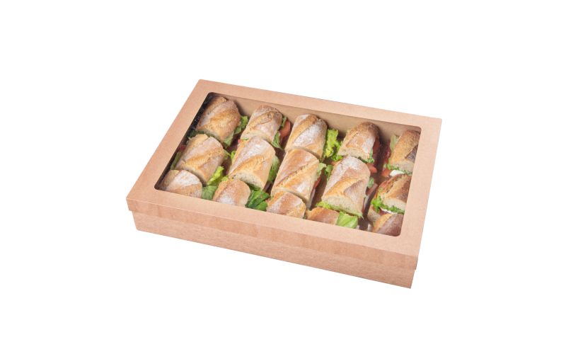 Rectangle Kraft Paper Catering Box