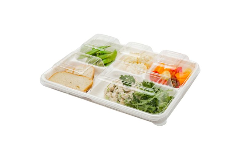 Rectangle Clear Plastic Dome Lid