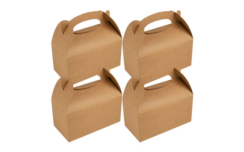 Kraft Paper Lunch Box - 9.5in x 5in x 5in