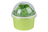 Round Clear Plastic To Go Cup Dome Lid - Fits 5 oz